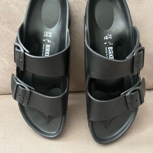 Birkenstock Black Footbed Sandals